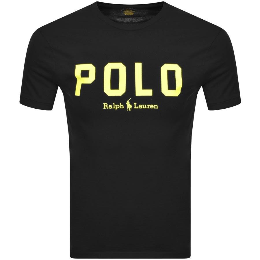 Alternative Image for ProductRalph Lauren Polo Print T Shirt Black1